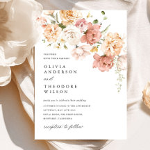 Mariage Floral Rose Poussiéreux
