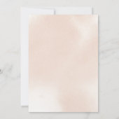 Invitation Mariage Floral Rose Rose Dusty Classique De (Dos)