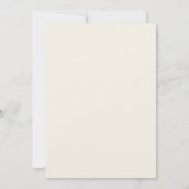 Invitation Mariage Floral Rustique (Dos)