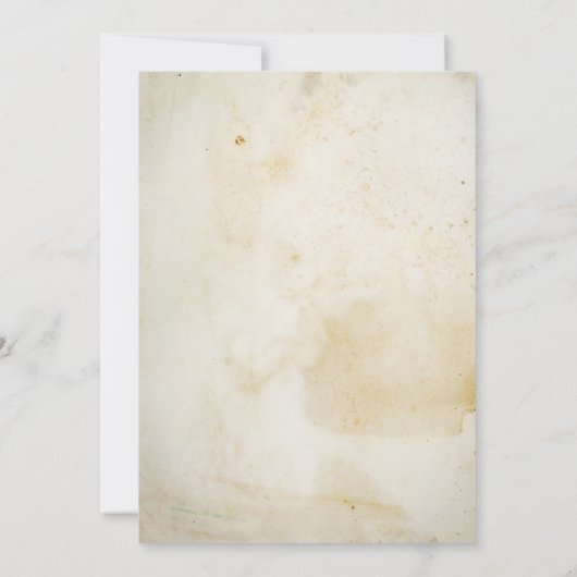 Invitation Mariage Floral Rustique Boho (Dos)