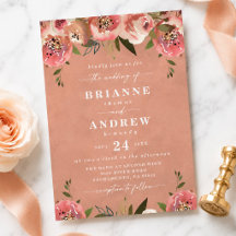 Mariage Floral Rustique Chic aux Pétales de Pêche
