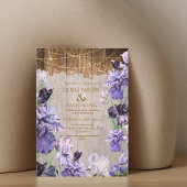 Invitation Mariage floral rustique de printemps