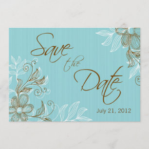 Invitation Mariage Floral Tiffany Enregistrer La Date