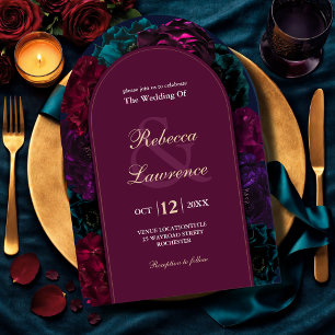 Invitation Mariage Floral Ton Sur Ton Arché