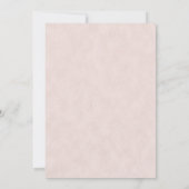 Invitation Mariage floral tropical blanc et blanc (Dos)