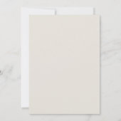 Invitation Mariage Floral Vintage (Dos)