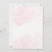 Invitation Mariage Floral Vintage Moderne (Dos)