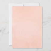 Invitation Mariage floral violet et rose (Dos)