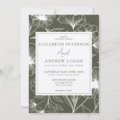 Invitation Mariage floral Whimsical (Devant)