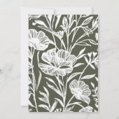 Invitation Mariage floral Whimsical (Dos)