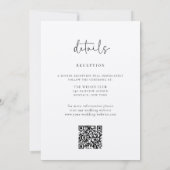 Invitation Mariage floral Wild Meadow (Dos)
