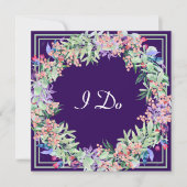 Invitation Mariage Floral Wreath (Devant)