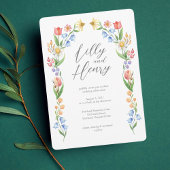 Invitation Mariage Flore Ressort Arché