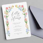 Invitation Mariage Flore Ressort Arché