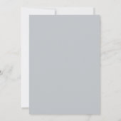Invitation Mariage Flore Verdoyante Sarcelle (Dos)