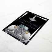 Invitation Mariage Foil Gatsby Déco (Rotation)
