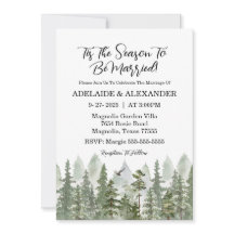 Mariage forestier de bois vert