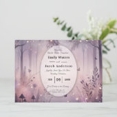 Invitation Mariage forestier Ethereal Fairy (Debout devant)