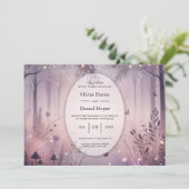 Invitation Mariage forestier Ethereal Fairy (Debout devant)