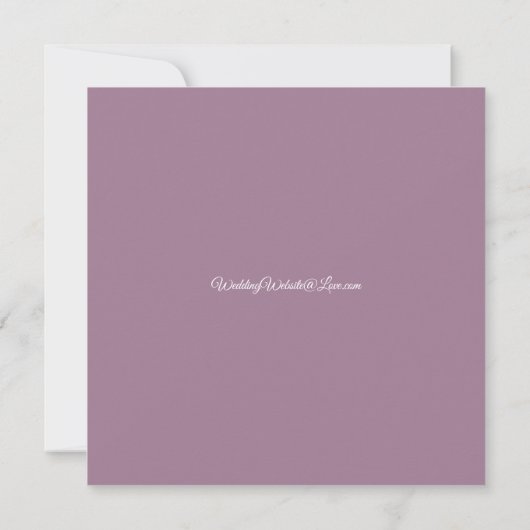 Invitation Mariage forestier Ethereal Fairy (Dos)