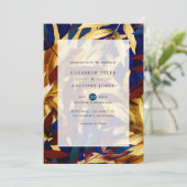 Invitation Mariage forestier exotique (Debout devant)