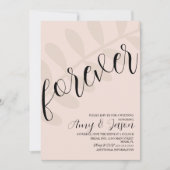 Invitation Mariage Forever Leaf (Devant)