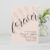 Invitation Mariage Forever Leaf (Debout devant)