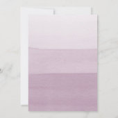 Invitation Mariage Formel Moderne Violet (Dos)