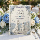 Invitation Mariage Formel Romantique Classique