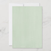 Invitation Mariage frontalier des succulents vert et pourpre (Dos)