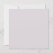 Invitation Mariage frontalier floral de l'orchidée aquarelle (Dos)