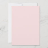 Invitation Mariage Fuchsia Rose Chaude (Dos)