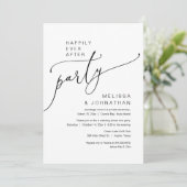 Invitation Mariage Fugué, Fête de Mariage et de Bonheur Étern (Debout devant)