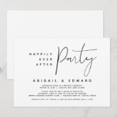 Invitation Mariage Fugué Fête de Rêve (Devant / Derrière)