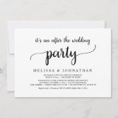 Invitation Mariage Fuite de Noces Fête de Mariage Heureux Pou (Devant)