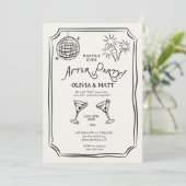 Invitation Mariage Fuite de Nuit de Rêve (Debout devant)