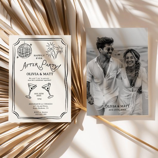 Invitation Mariage Fuite de Nuit de Rêve