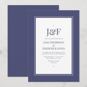 Invitation Mariage Futur Crépuscule (Devant / Derrière)