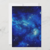 Invitation Mariage Galaxie Océan Céleste (Dos)