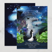 Invitation Mariage Galaxy Portal (Devant / Derrière)