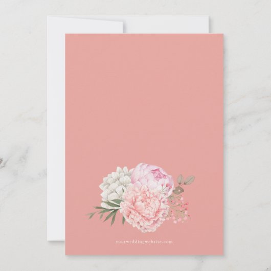 Invitation Mariage Garden moderne (Dos)