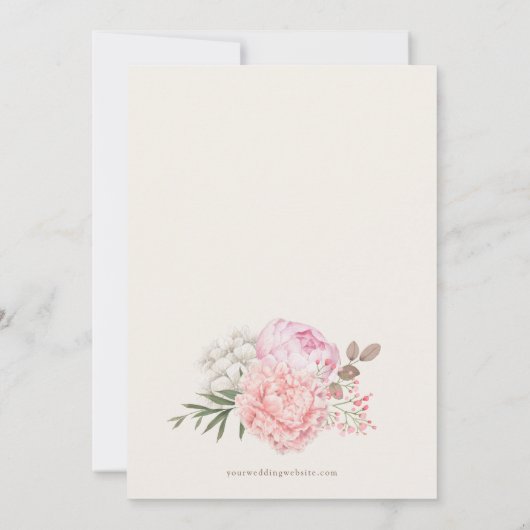 Invitation Mariage Garden moderne (Dos)