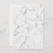 Invitation Mariage Gay Double Bow Cravates Marbre moderne (Dos)