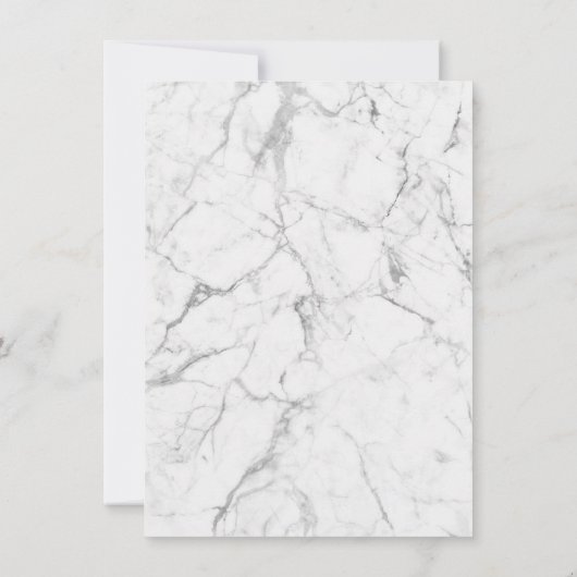 Invitation Mariage Gay Double Bow Cravates Marbre moderne (Dos)