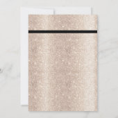 Invitation Mariage Gay double Bow Cravates moderne ivoire or (Dos)