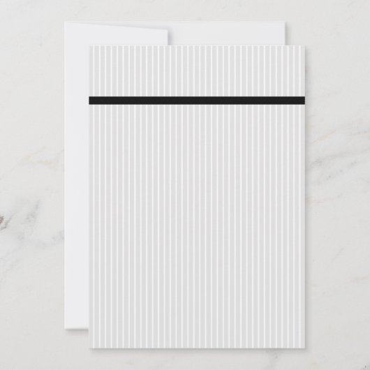 Invitation Mariage gay double Cravate classique Mariage (Dos)