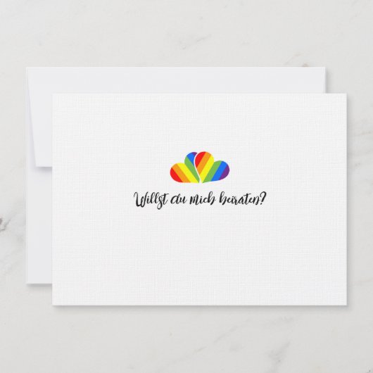 Invitation mariage gay propositions (Devant)