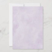 Invitation Mariage géométrique de fleurs florales d'argent vi (Dos)