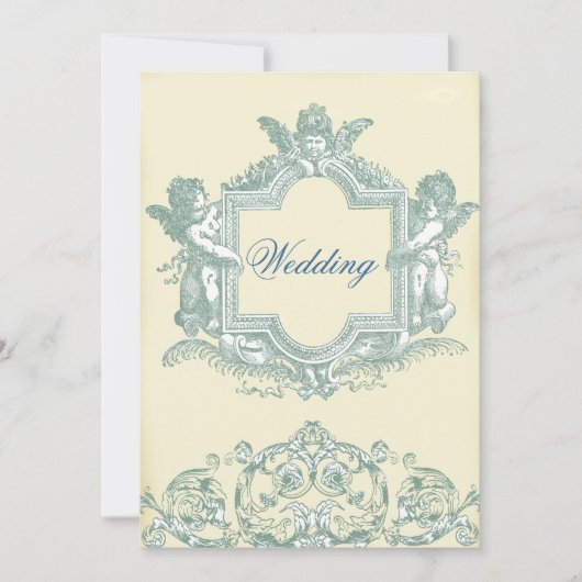 Invitation Mariage Georgiana (Crème) (Devant)