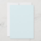 Invitation Mariage glace baroque eucalyptus acanthe (Dos)